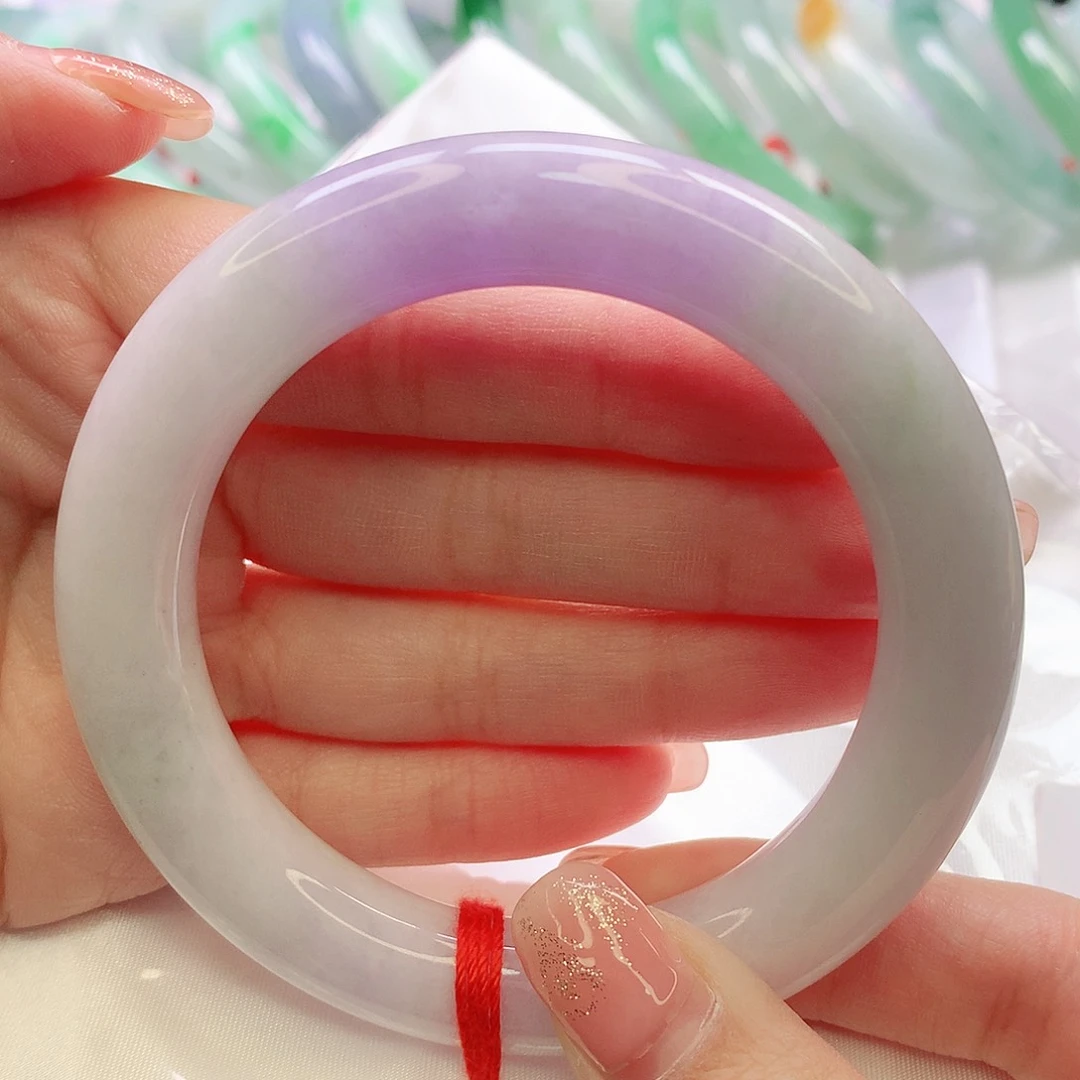 未镶嵌手镯翡翠缅甸天然A货翡翠 57