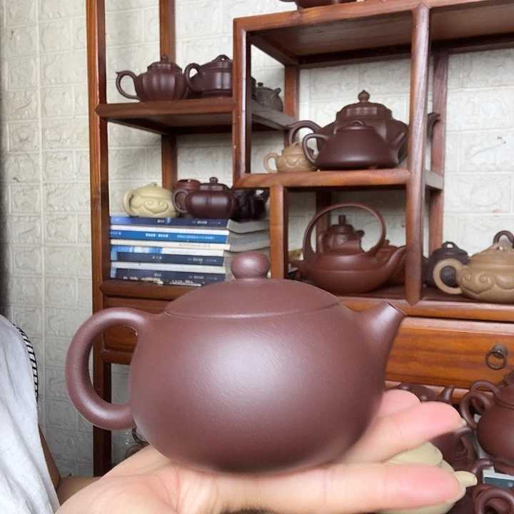 茶壶紫砂西施300cc半手工