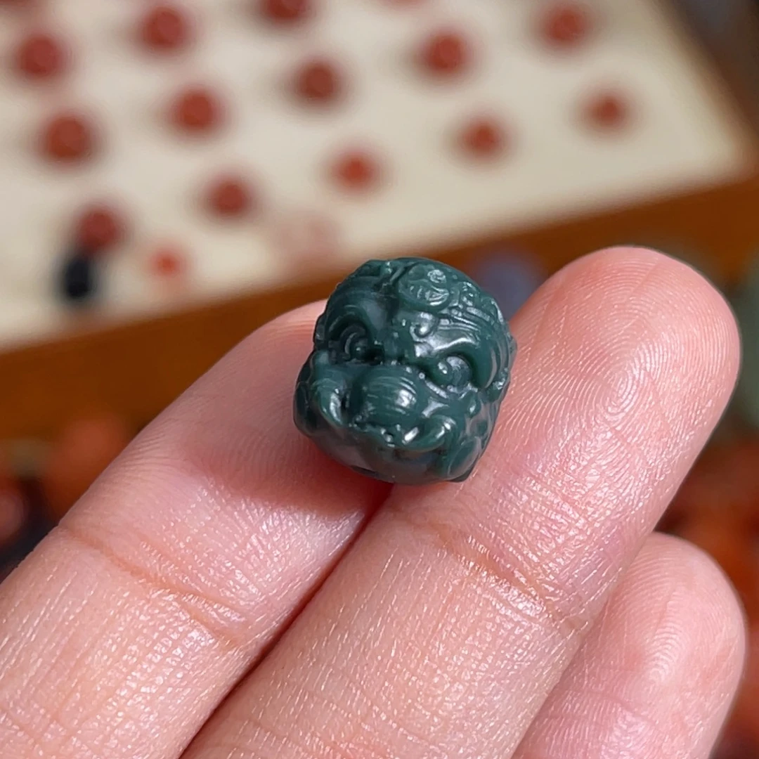 玛瑙/玉髓未镶嵌象神 10.8x11.5mm 不换退