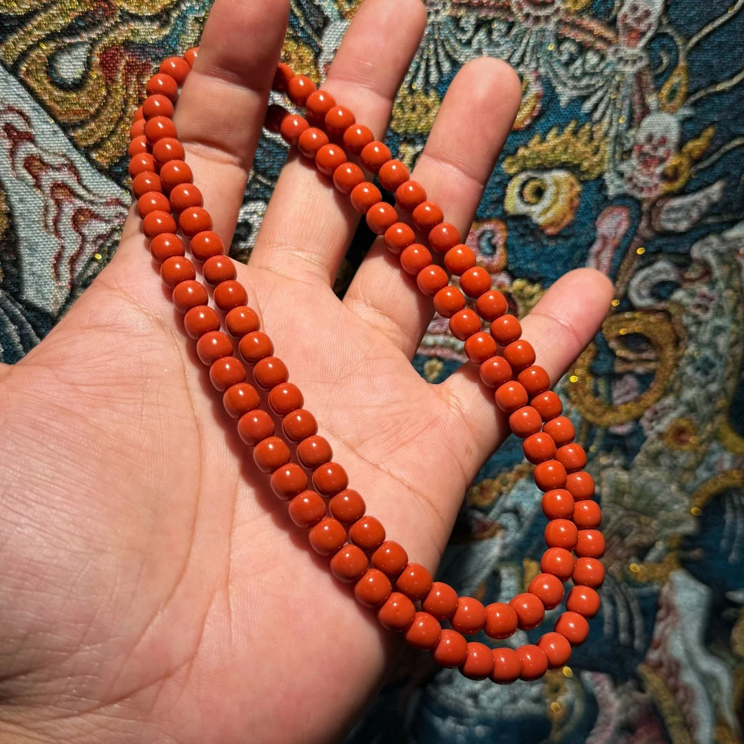 小天出品“赤诚”系列瓦西南红佛珠（多样性发一件）