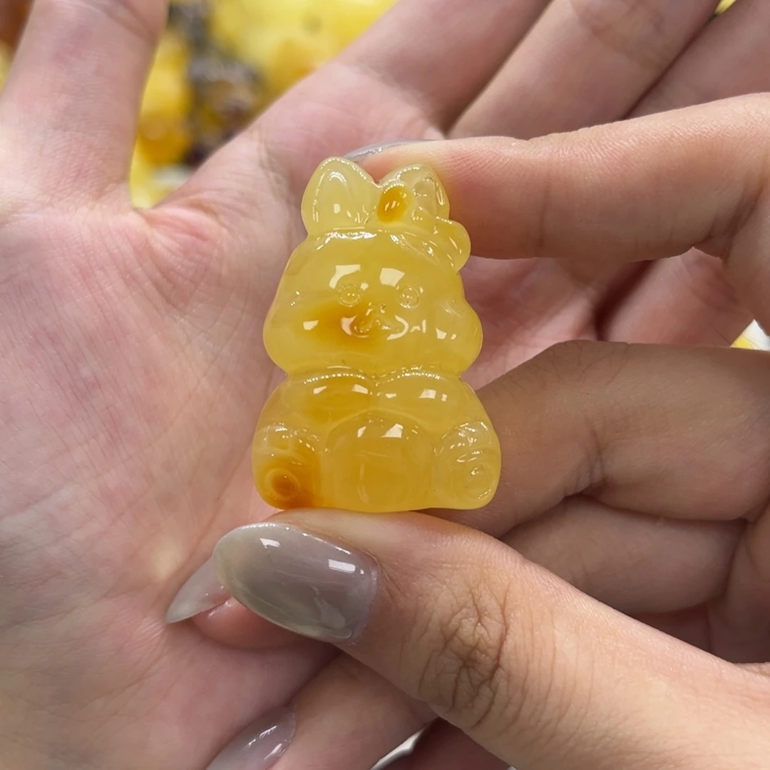 琥珀颈饰未镶嵌天然琥珀