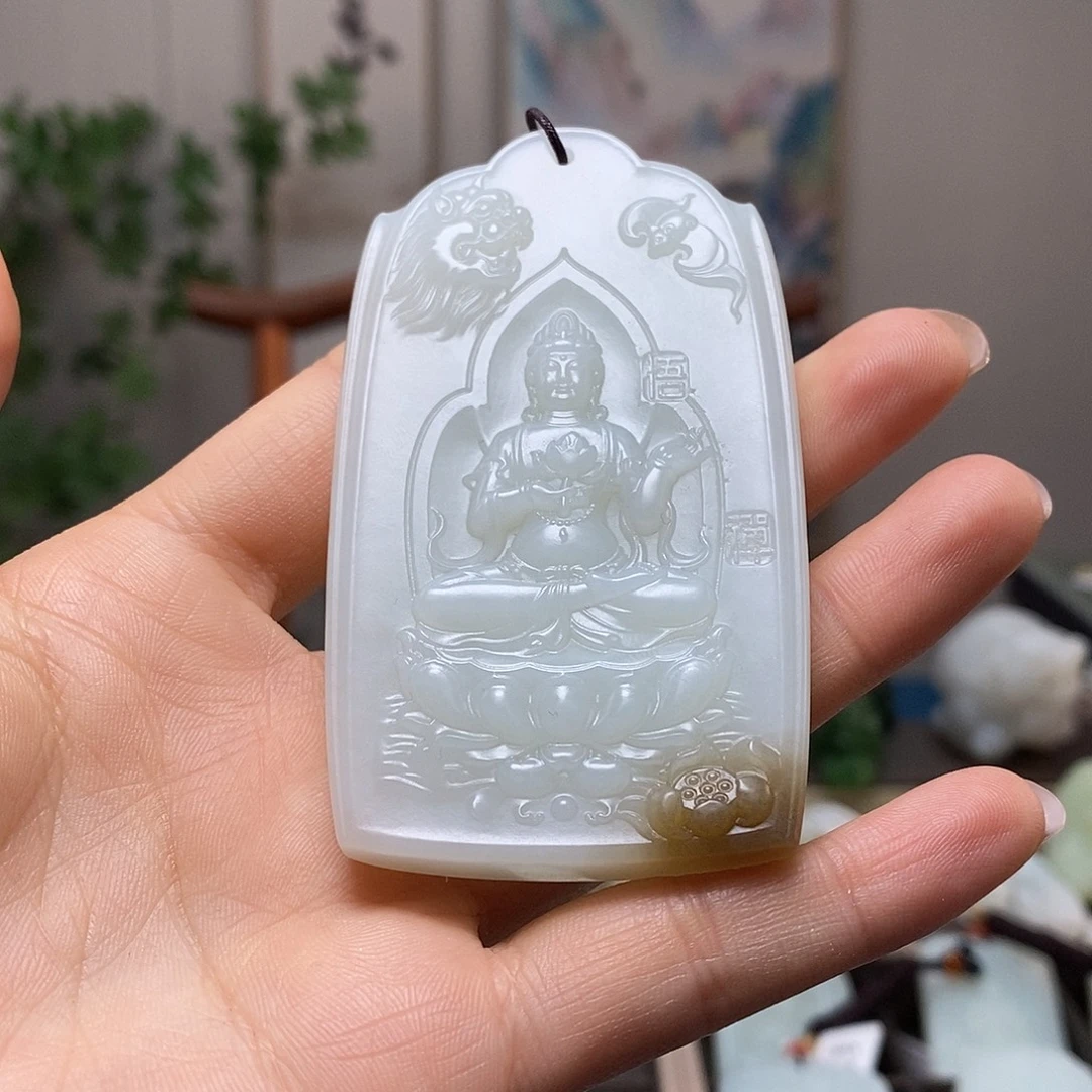 和田玉（青玉）未镶嵌颈饰