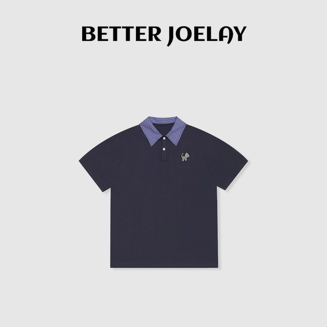 BETTER JOELAY-【慵懒灰调】百搭时尚微宽松可爱短袖T恤GG0194