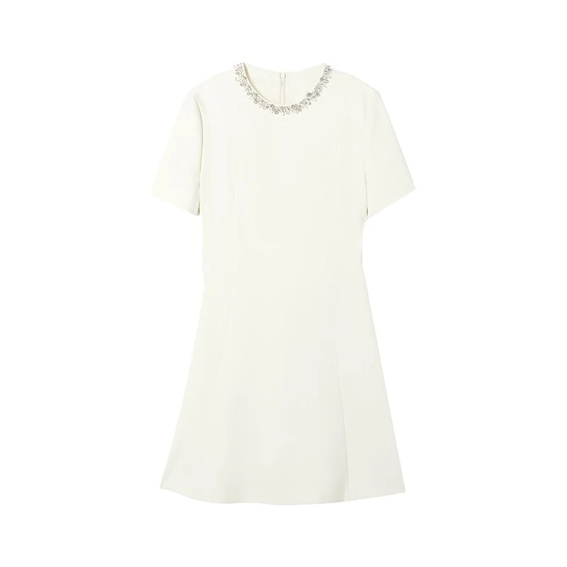 LC 8152夏季新款收腰小香风连衣裙