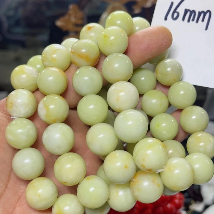 蛇纹石玉手串未镶嵌