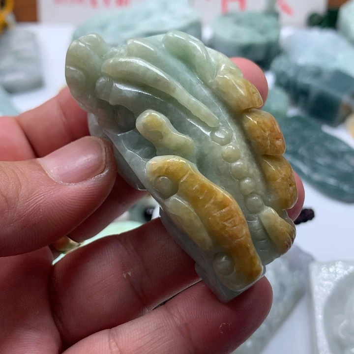 颈饰未镶嵌翡翠保真天然a货翡翠