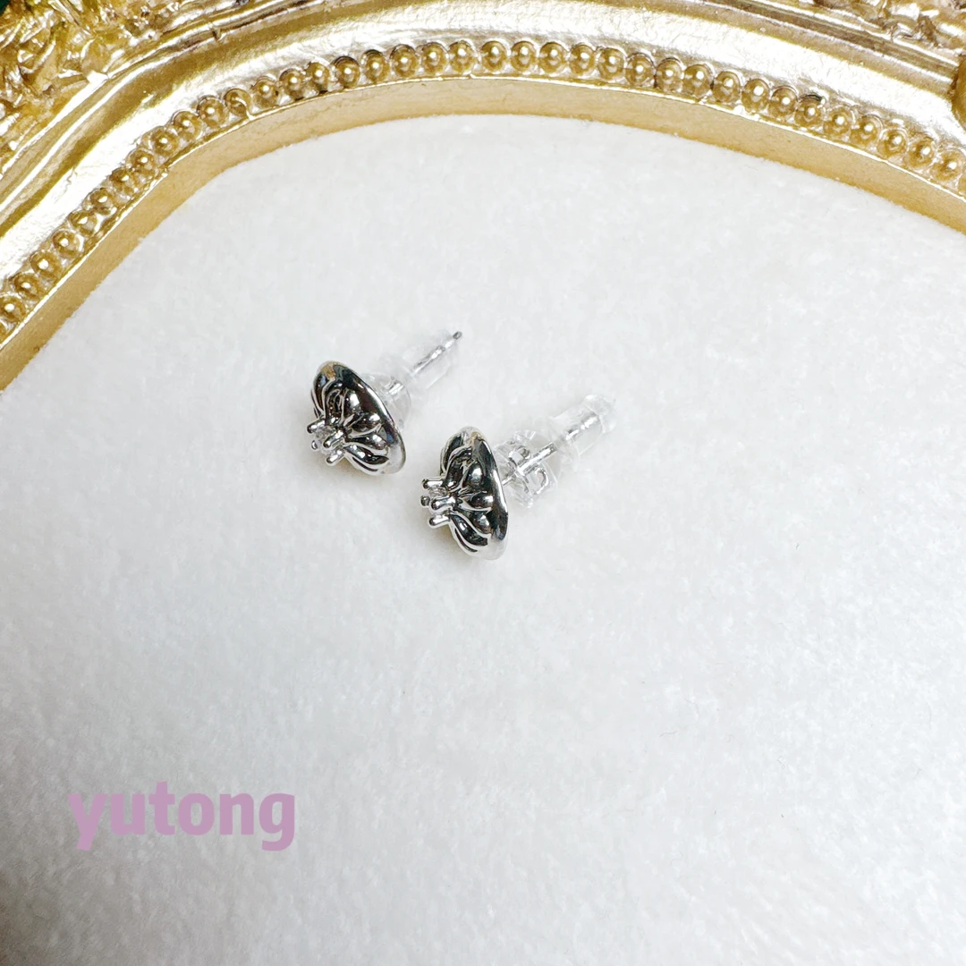 铜合金锆石耳饰 【雨桐轻奢饰品】设计款耳环YT00054