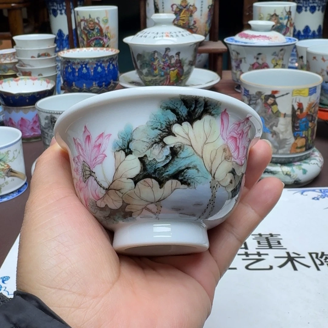 景德镇手工手绘展示