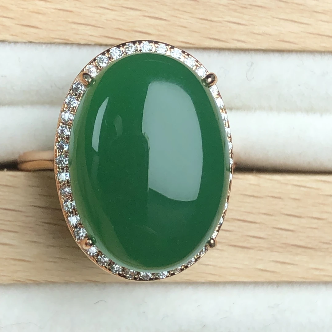 12344玫瑰托小碧戒指漂亮美丽动人漂亮精致大方时尚气质精美 好看