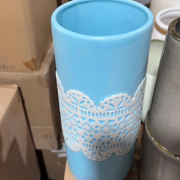 瓷花瓶摆件外贸出口（微瑕）