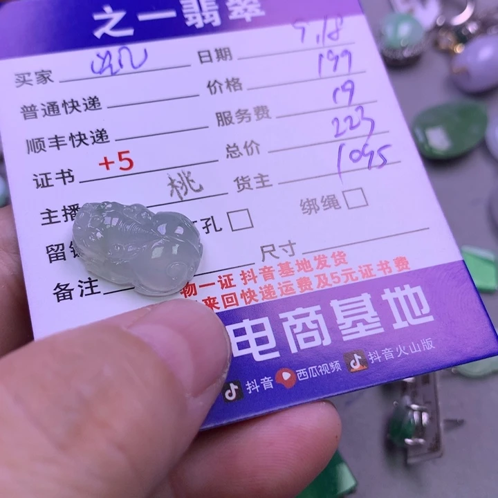 颈饰未镶嵌翡翠凯*尼