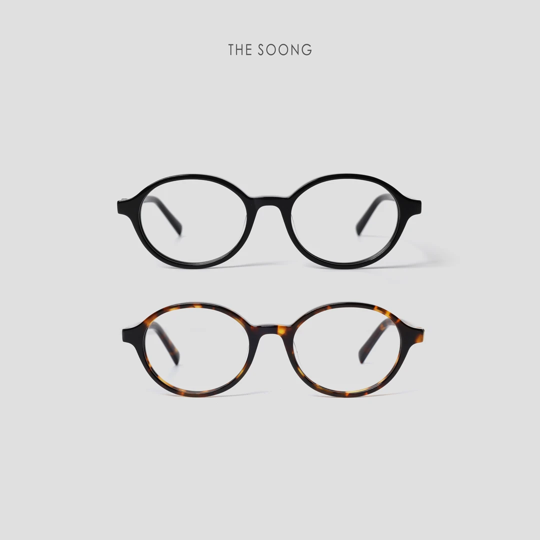 THESOONG|"知识分子镜"复古板材防蓝光眼镜HWZB5122