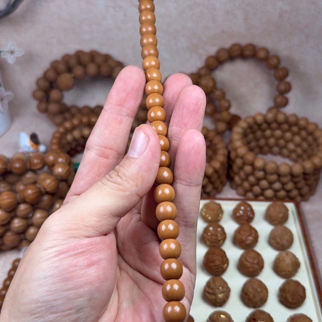 吊坠猴头核桃原皮原色猴头老型手串
