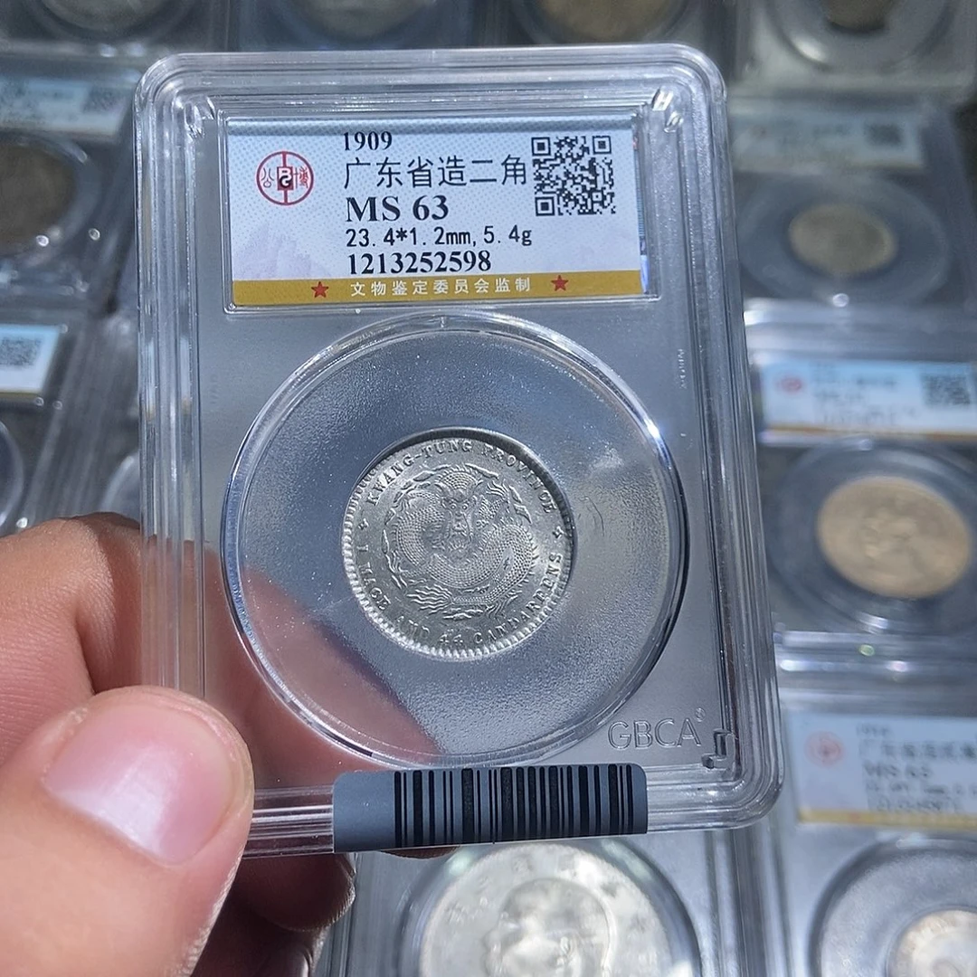 深***湾银大头广东宣统两角龙2598