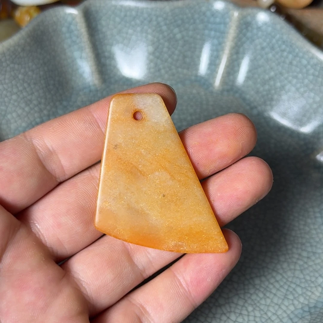 和田玉未镶嵌挂件27