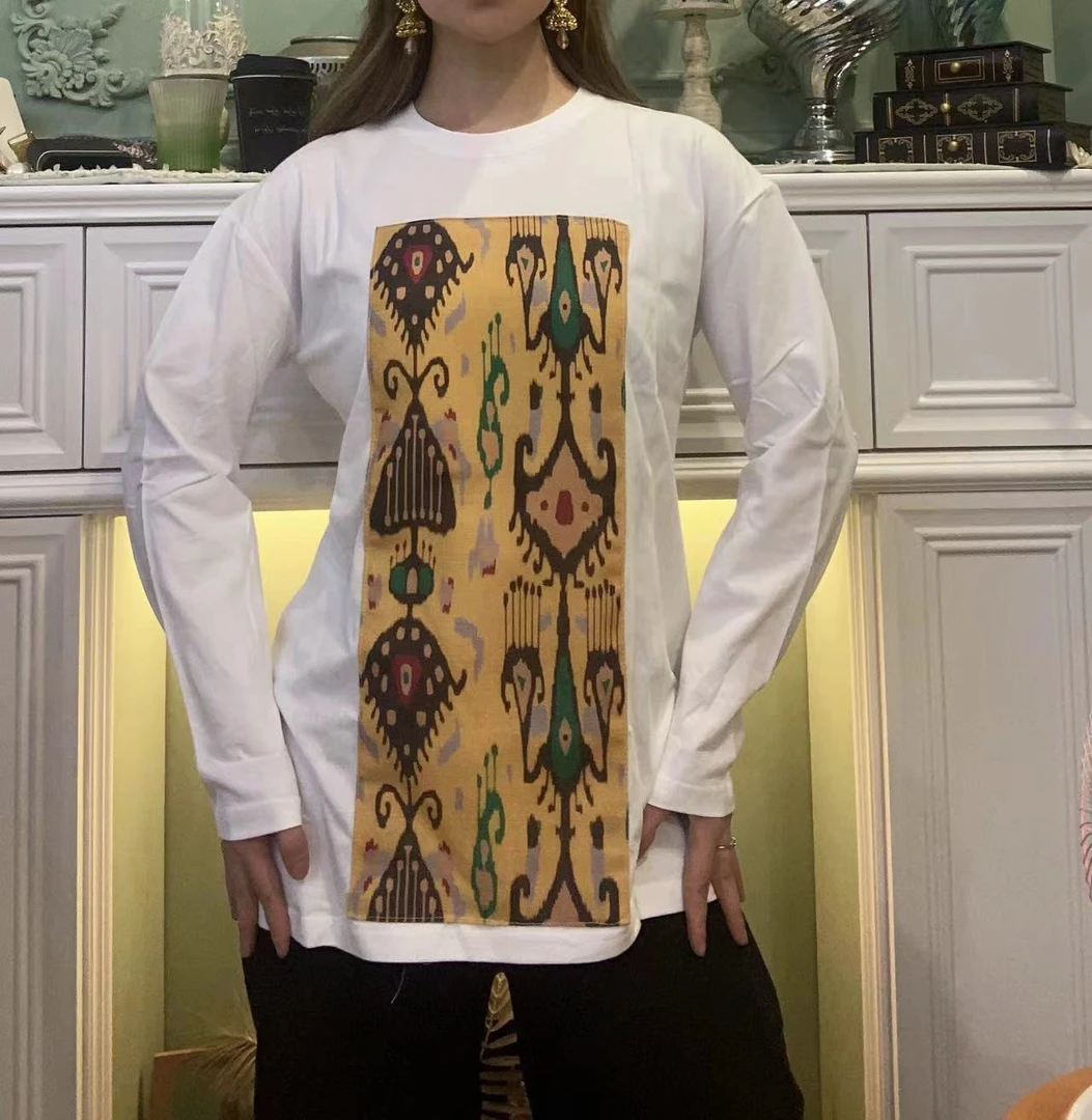 elmoda 时尚 长袖T恤