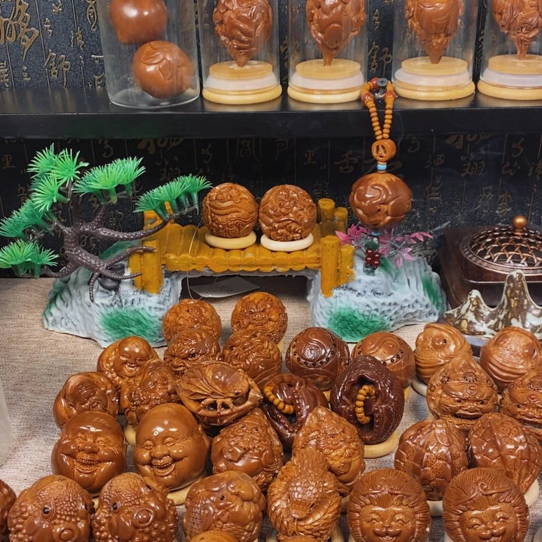 橄榄核吊坠雨****伞财色双收33