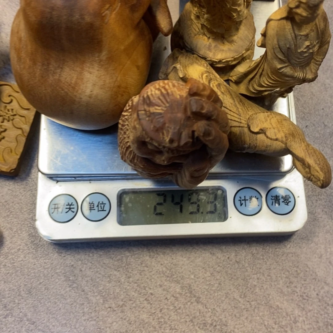 檀香木手串/手链查**人焦糖瑕疵把件