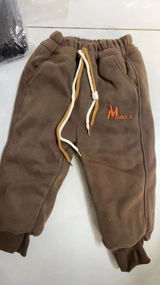 小优咔夕雨四层加厚棉裤儿童