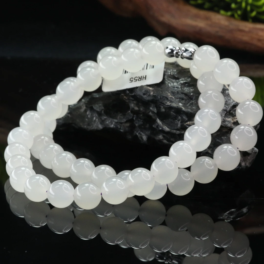 57和田玉一级白项链/400386上海嘉禾拍卖