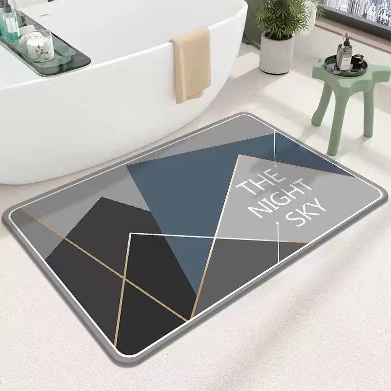 【新疆包邮】硅藻泥吸水地垫卫生间家用软垫入户浴室防滑地垫卧室