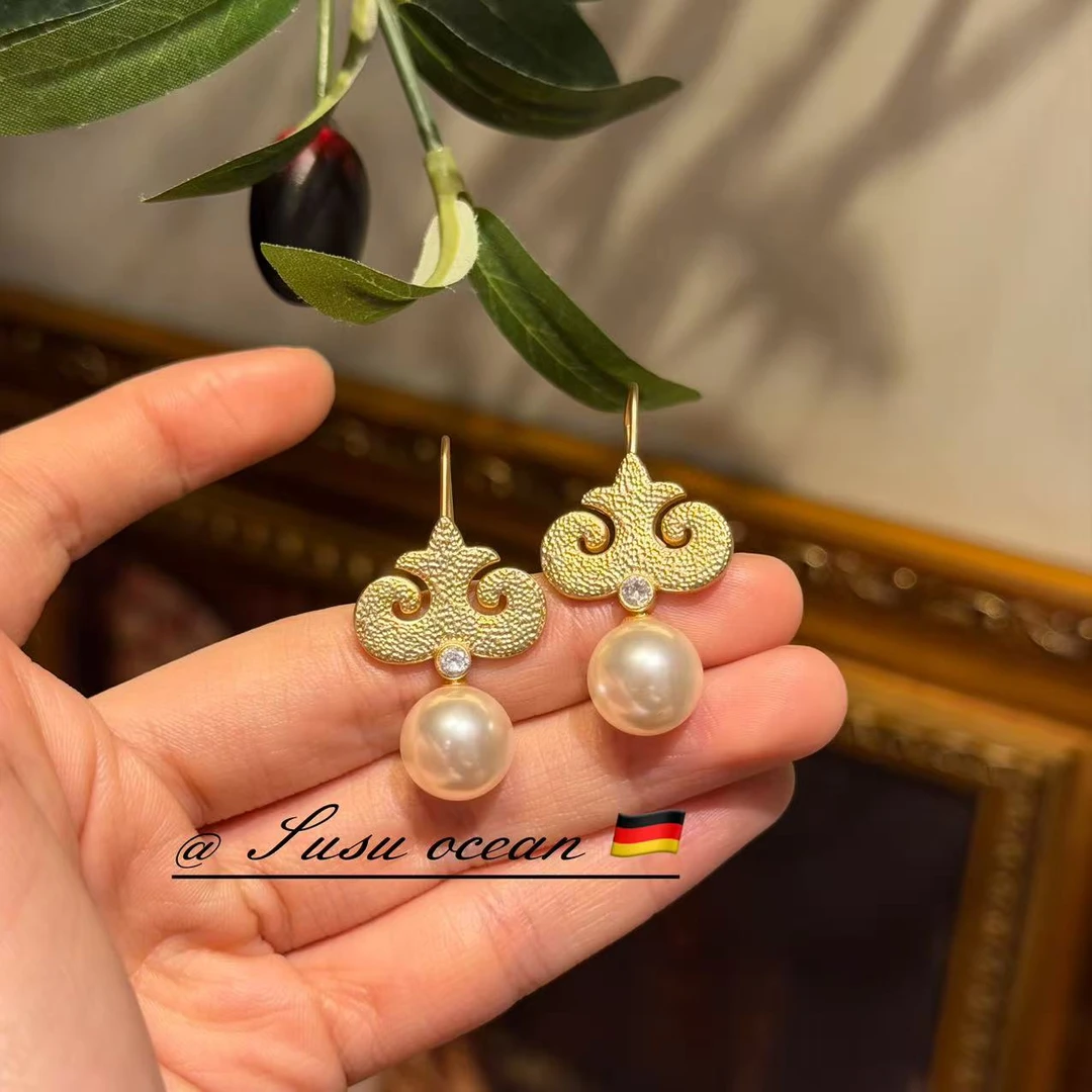 铜合金耳饰 《祥云瑞彩》【2131】SusuOcean鉴赏珠宝