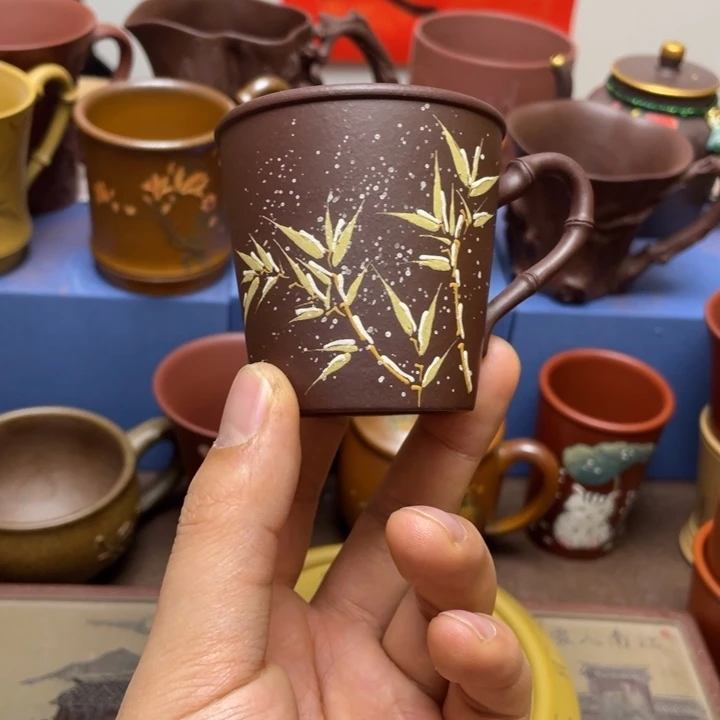 紫砂茶杯紫砂主人杯100cc