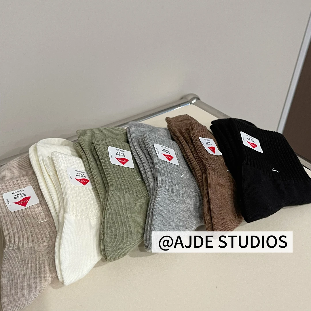 AJDE｜中筒莱卡女袜 04