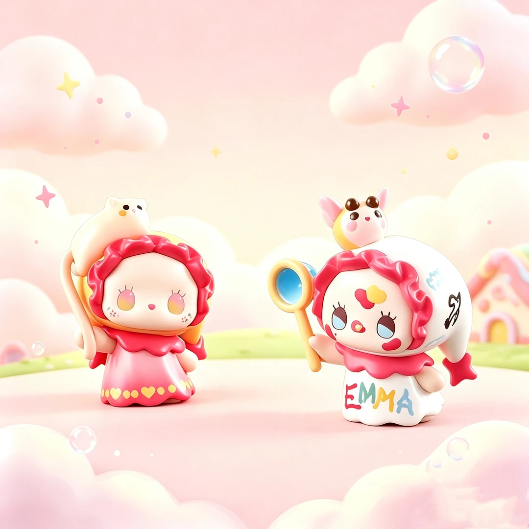 【新品代拆】LUCKY EMMA举高高系列盲盒潮玩桌面摆件礼物