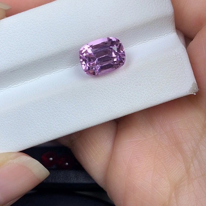 未镶嵌裸石锂辉石5.53ct紫锂辉