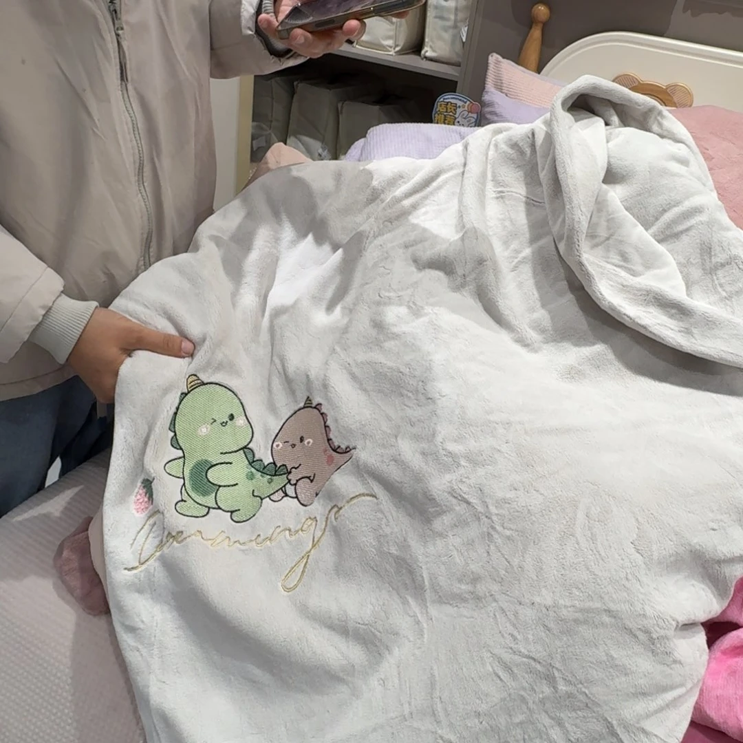 原驼毛驯鹿毛羊羔毛一米五被套