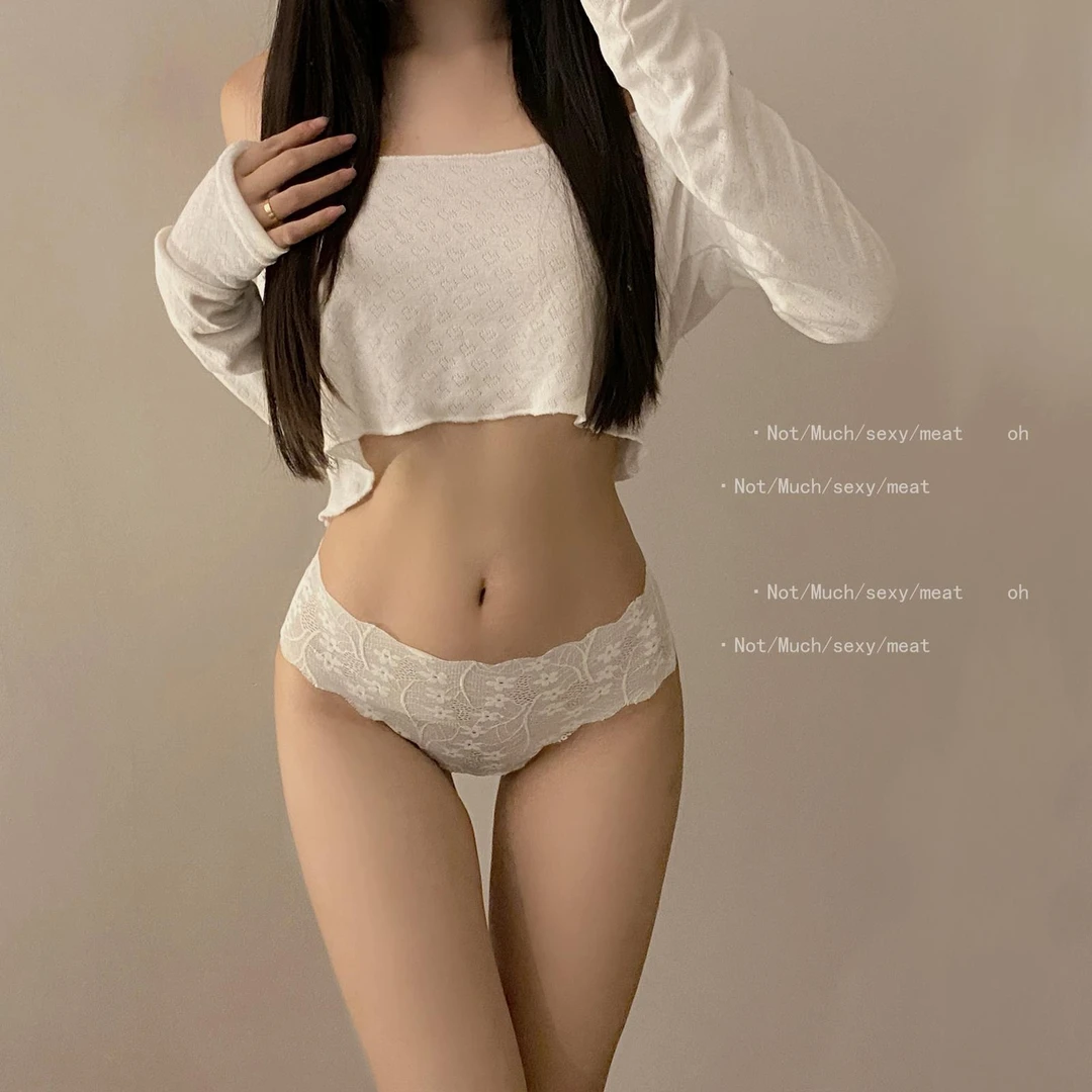 维多利亚蕾丝无痕内裤女生性感2025新款镂空女士透气纯欲风女款低