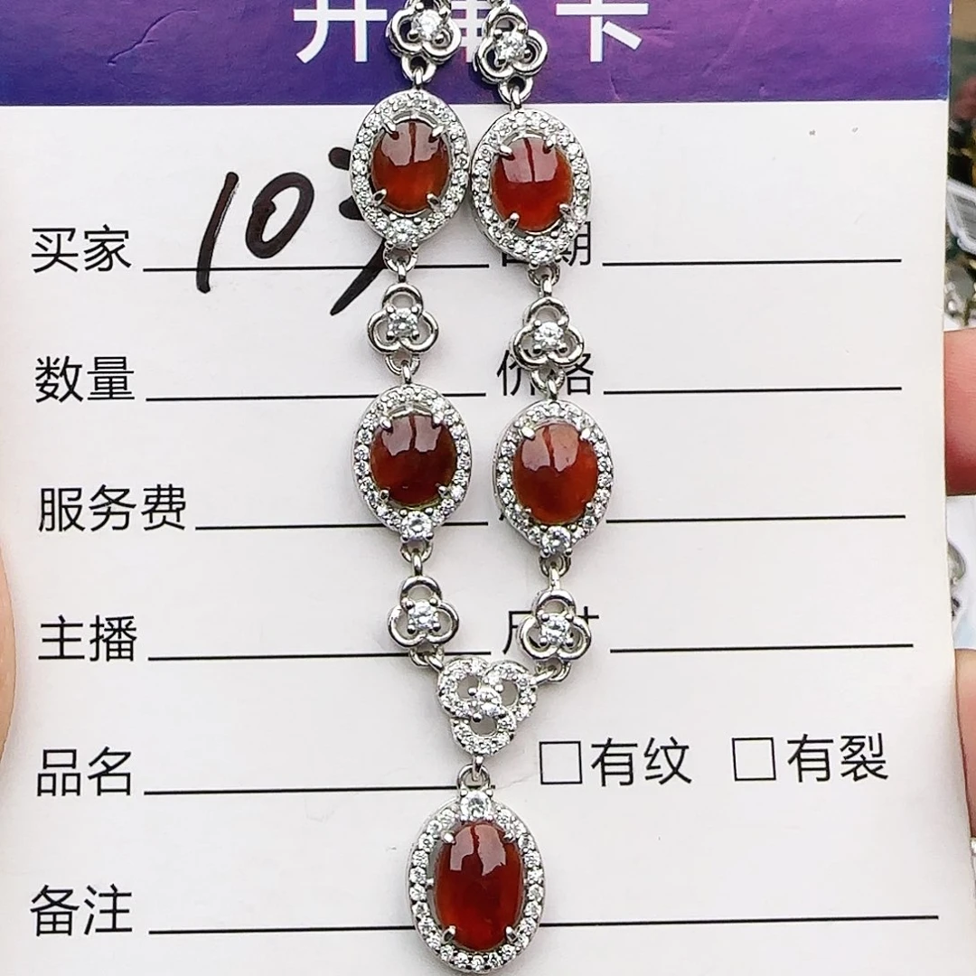 银S925镶嵌戒指翡翠戒指