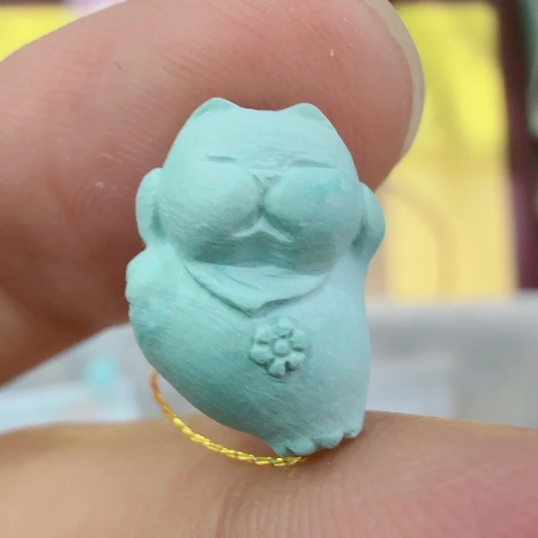 未镶嵌绿松石珠宝奇石