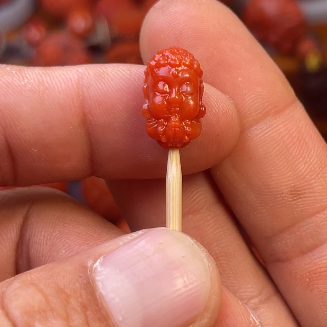 南红玛瑙保山精品宝宝佛宽10➕顶珠腰珠未镶嵌