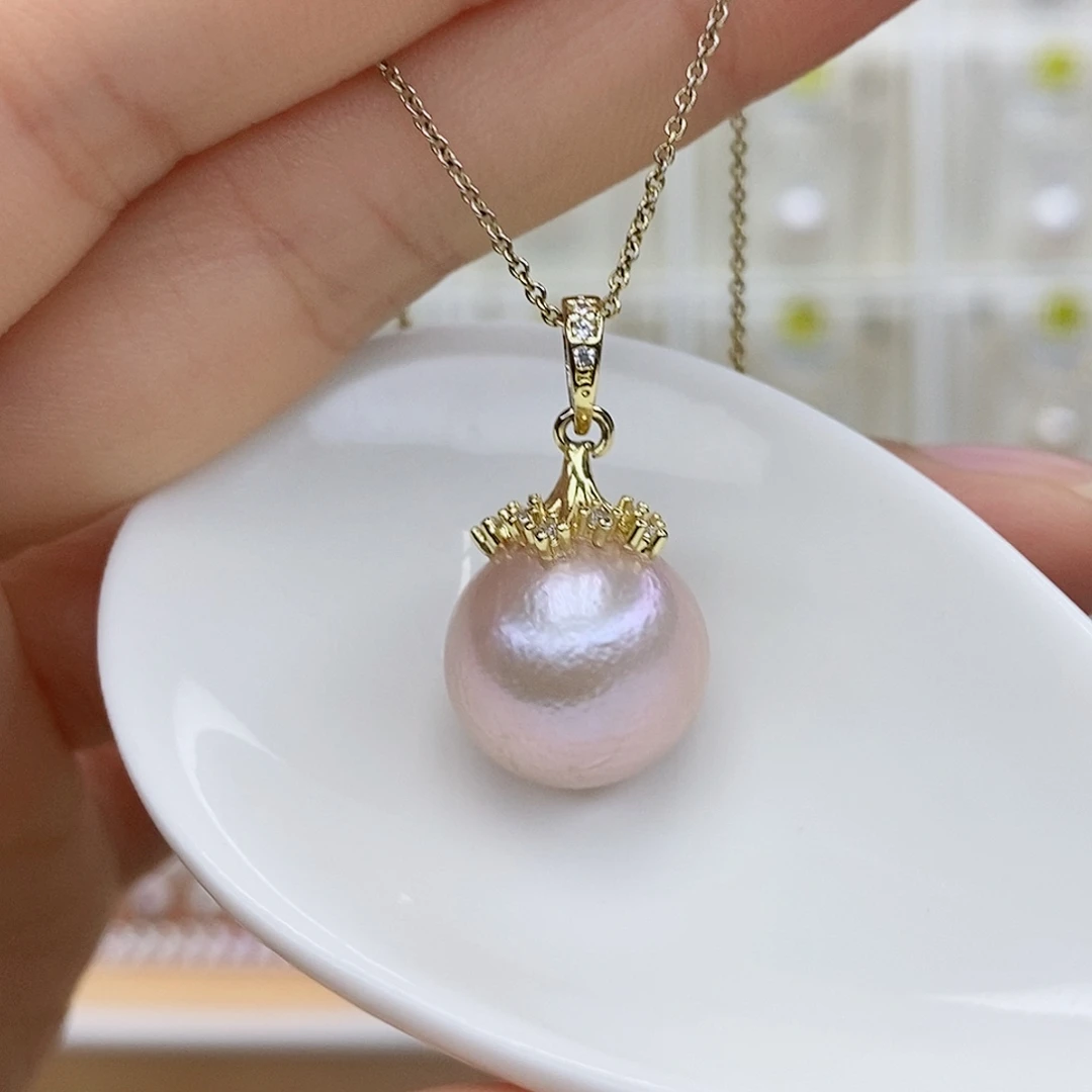 淡水珍珠颈饰合金