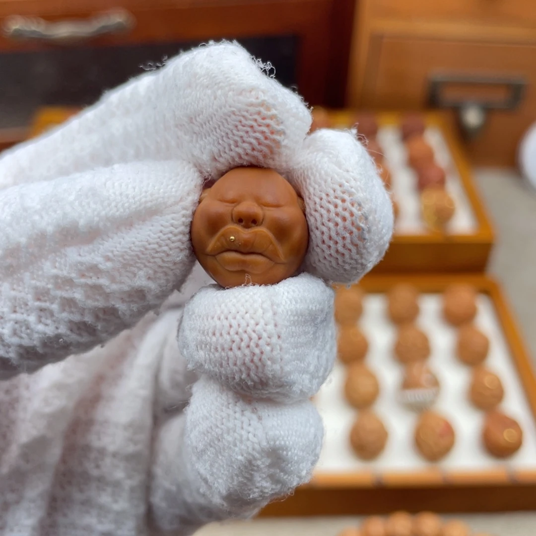 喜***羊吊坠猴头核桃猴头核桃雕刻