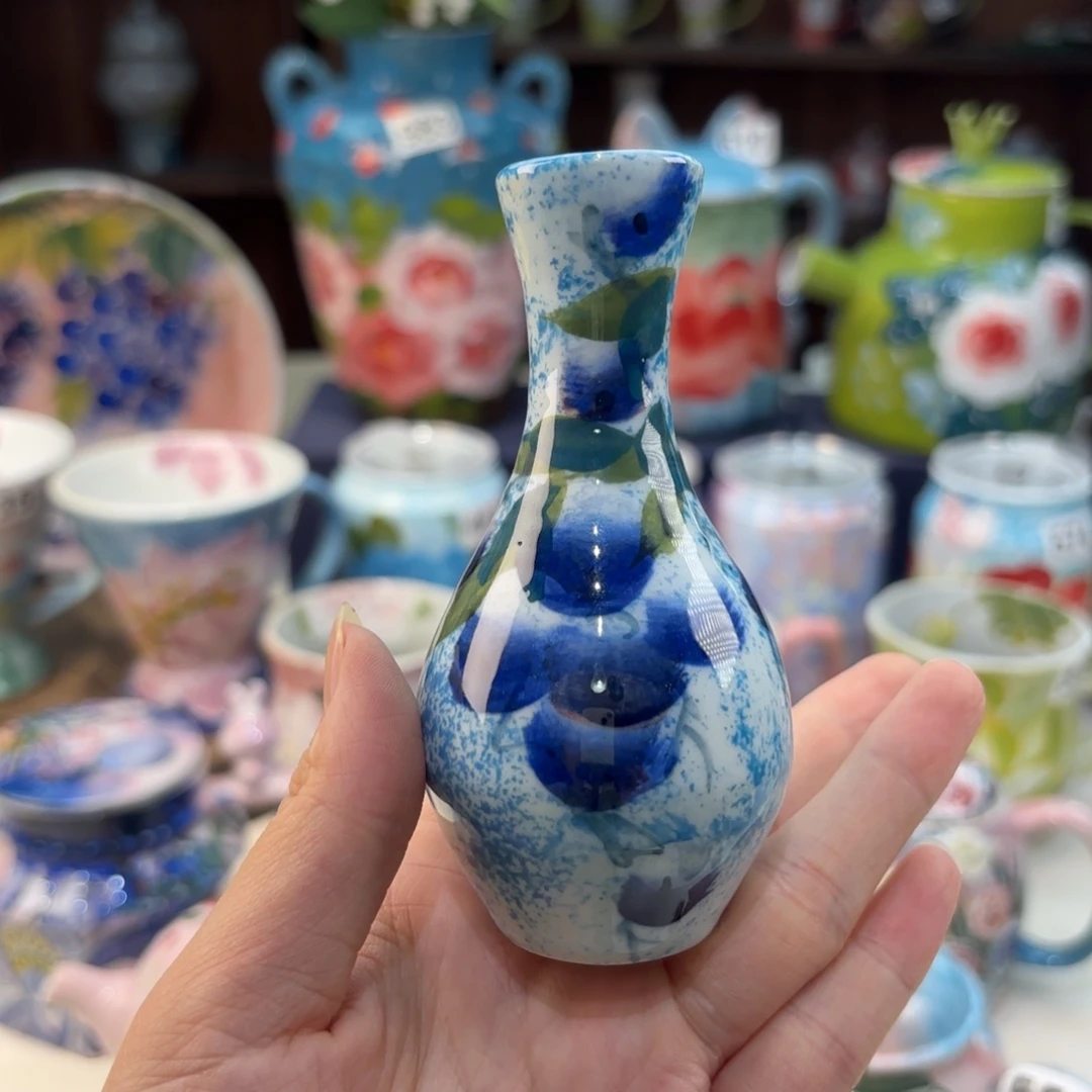 瓷片景德镇手绘高温釉下彩陶瓷茶具