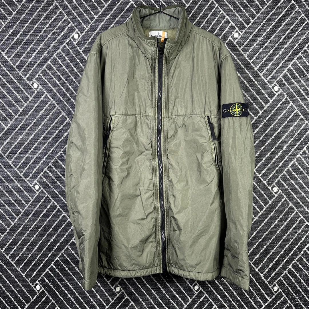 99新 STONE ISLAND 军绿色棉服外套/3xl/18150