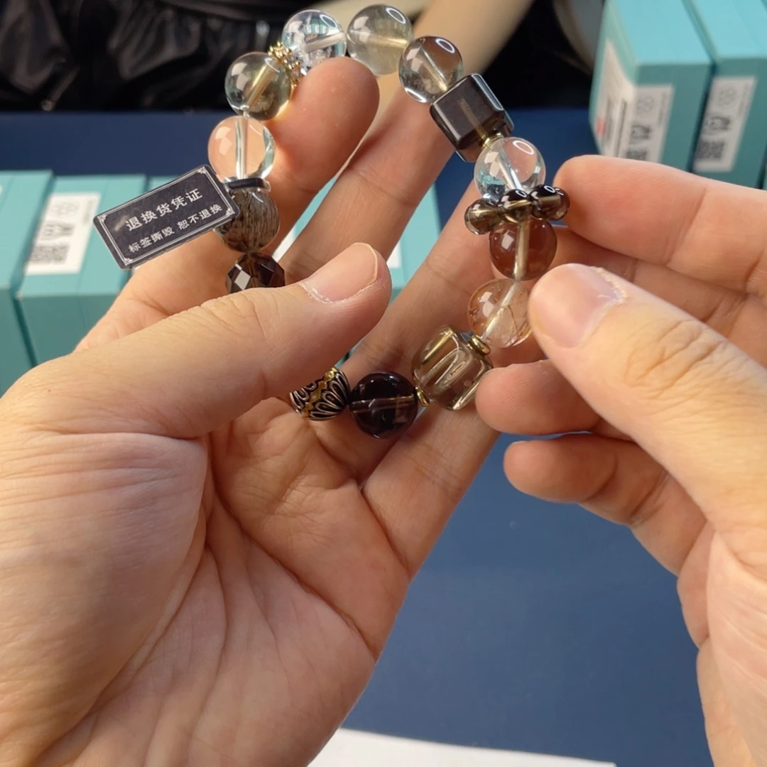 手链银S925镶嵌水晶