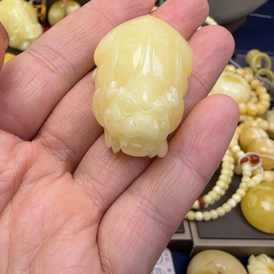 蜜蜡颈饰未镶嵌天然蜜蜡