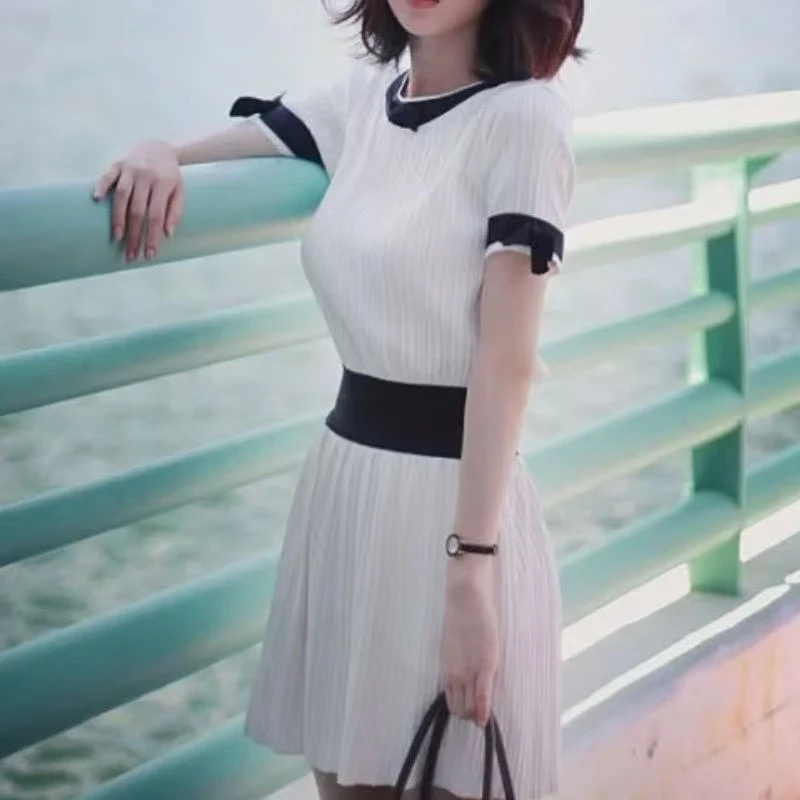 99新 Chanel/香奈儿 双双臻选/bb10157/香奈儿/针织连衣裙/34码
