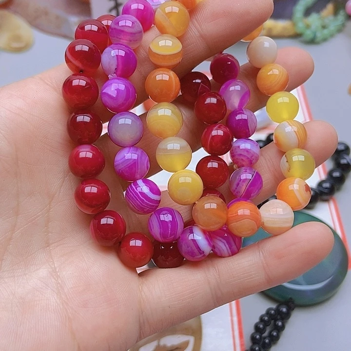 【闪购商品】玛瑙/玉髓珠宝半成品未镶嵌心*