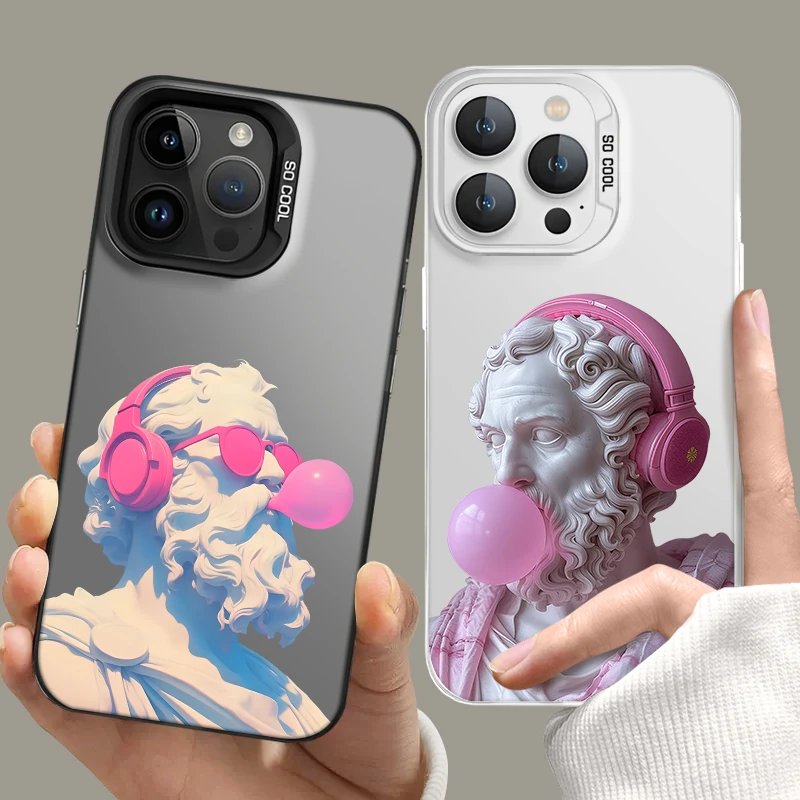 适用苹果15手机保??iphone13promax搞怪12趣味11小米14离?14pro??