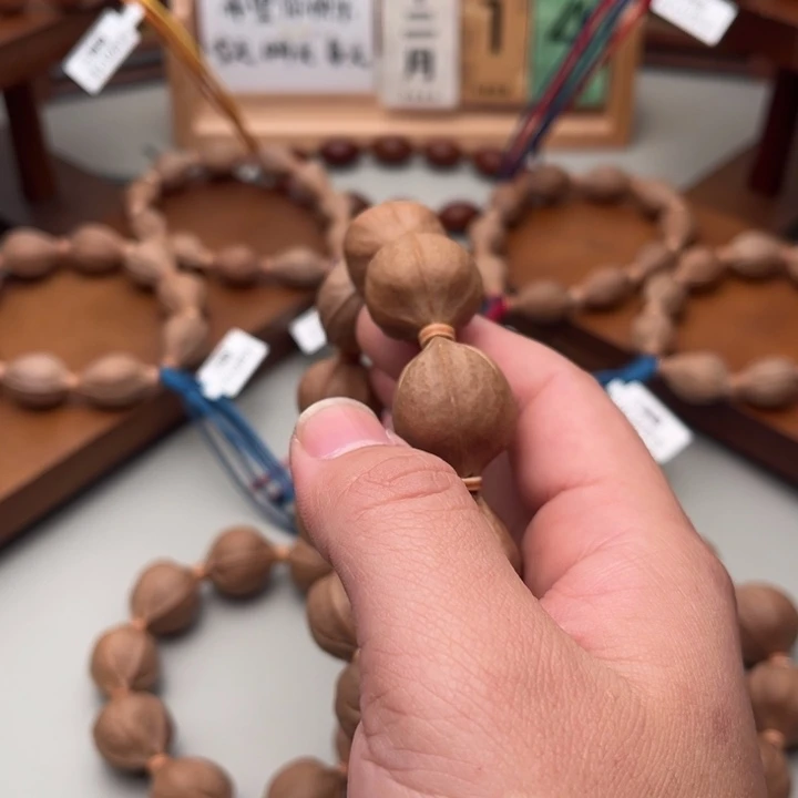 真***笑橄榄核手串/手链梅林铁核