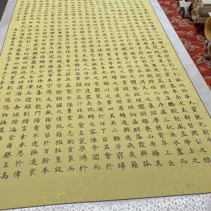 书法长*滕王阁卷轴180✖️72左右福利