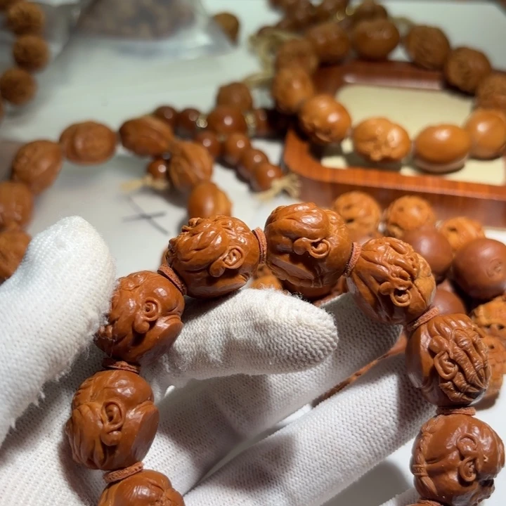 踩***门手串/手链橄榄核恶僧尾款