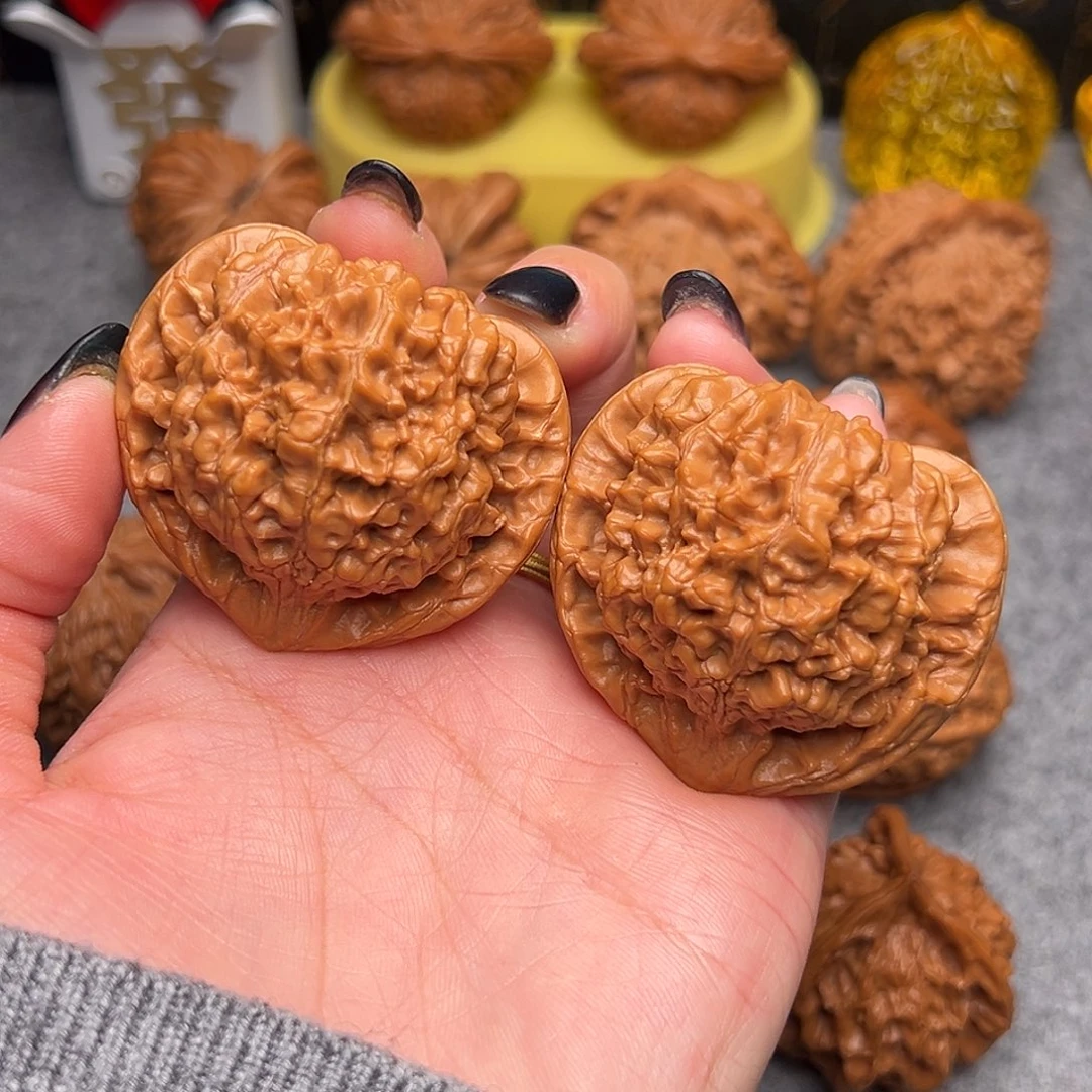 把件文玩核桃毕业精品精配官帽47.5全品克51.9