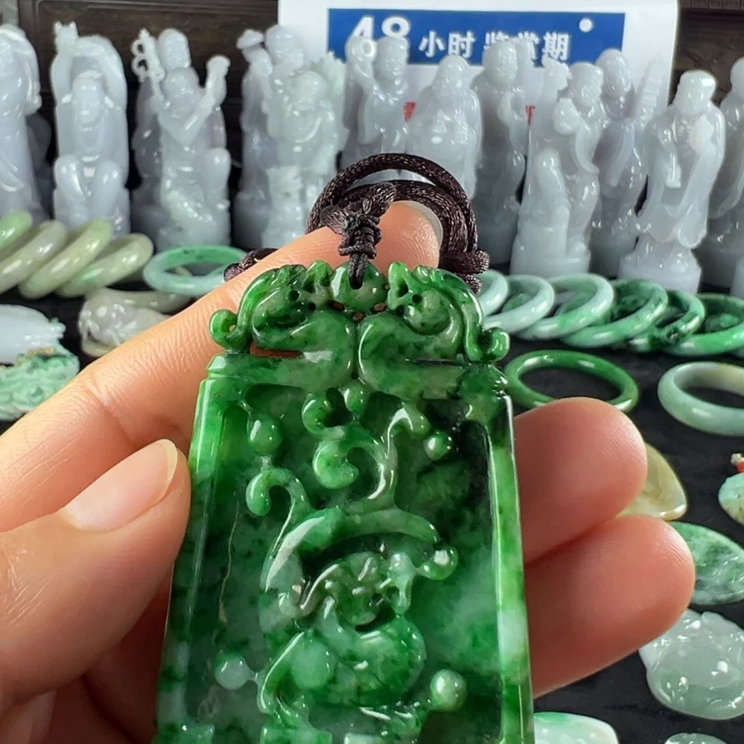 翡翠未镶嵌手镯天然翡翠挂件