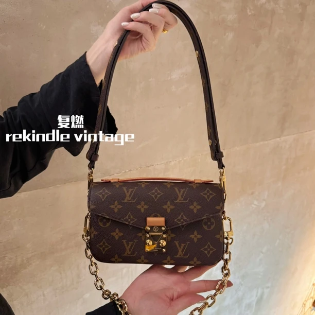 95新 LouisVuitton/路易威登 复燃精选/老花新款小邮差芯片款